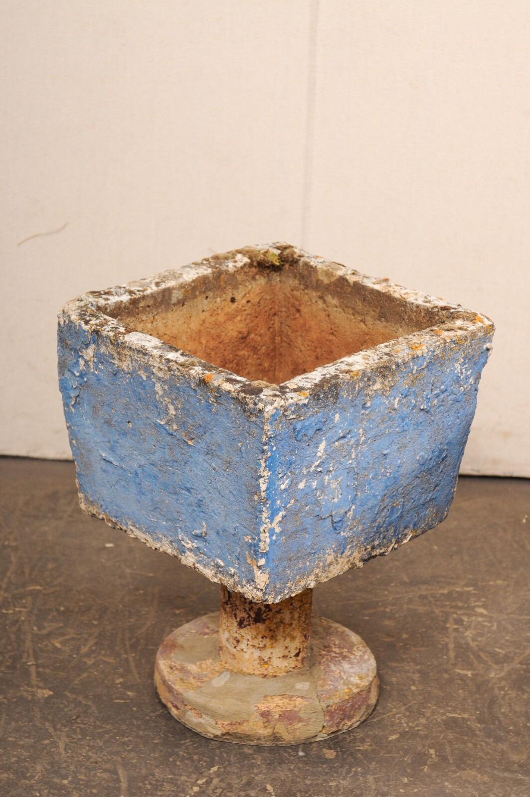 Whimsical Spanish Pedestal Planters For Sale 3