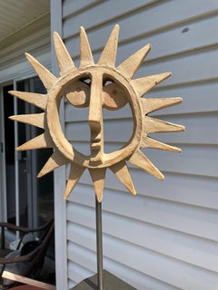 Whimsical Sun Face by Bennington Vermont Artist David Gil