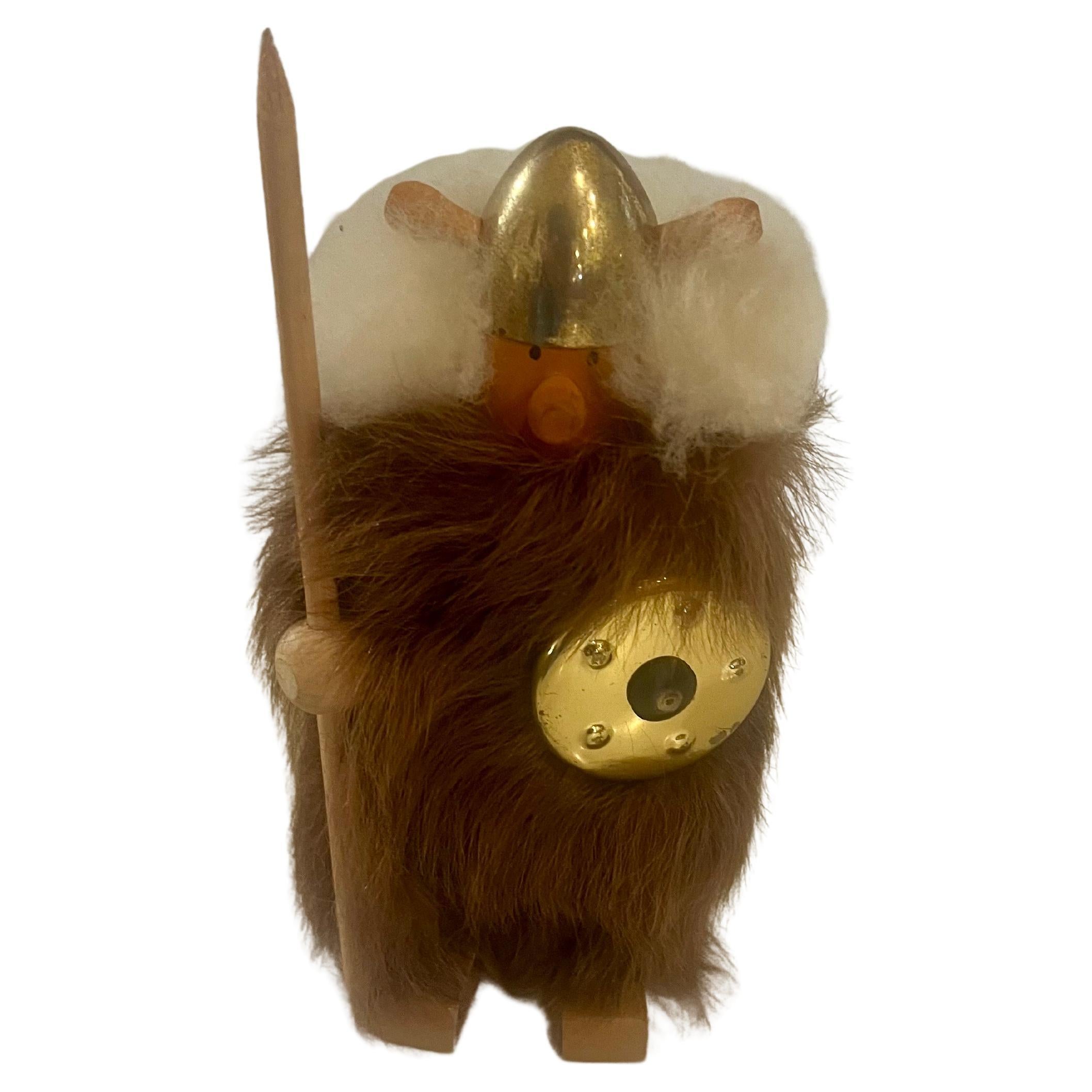 20th Century Whimsical Swedish Modern Viking Figure After Jacob Jensen For Sale