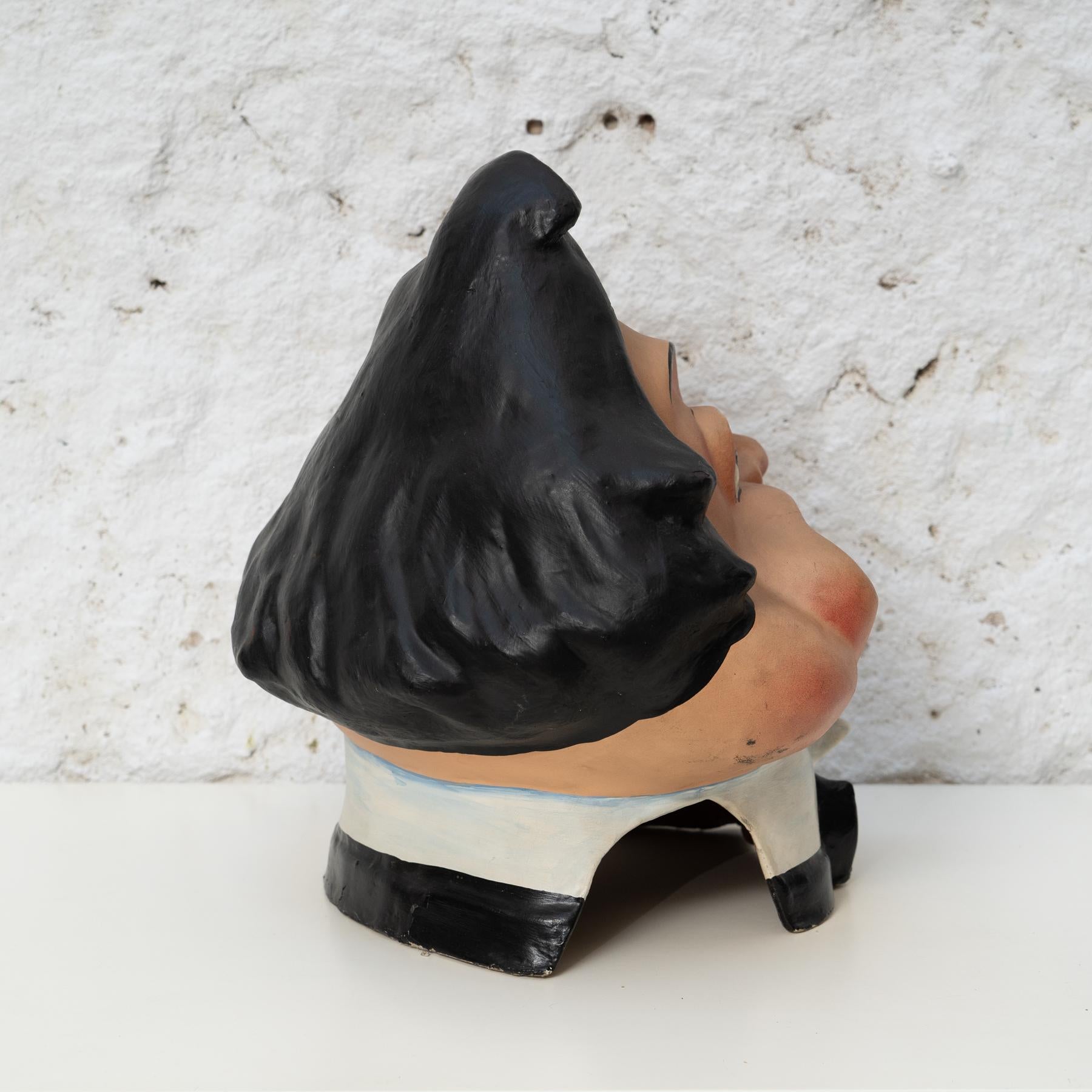 Skurrile Tradition: 'Cap Gros' Pappmaché-Netól-Figur, um 1970 im Angebot 2