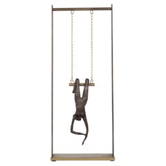 Whimsical Trapeze Artist on Stand