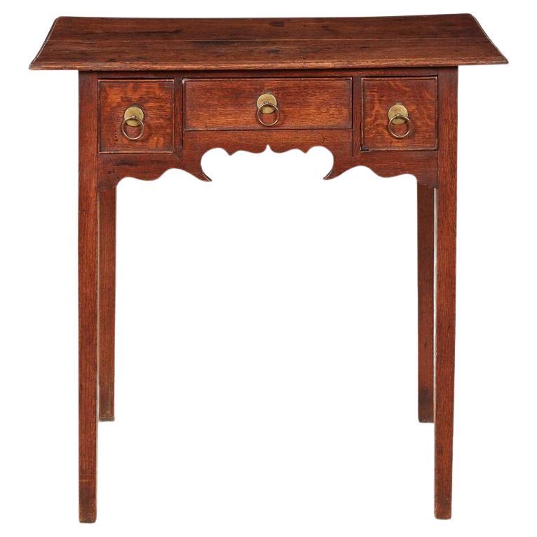 Whimsical Vernacular Oak Lowboy For Sale