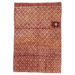 Whimsical Vintage Moroccan Lattice Rug