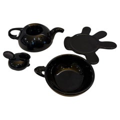 Teiera in ceramica impilabile “Tea for One” in stile postmoderno e stravagante di Walt Disney