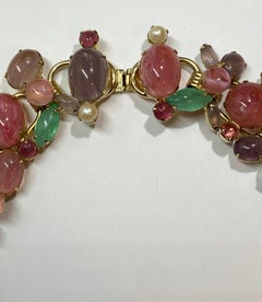 Collier ras du cou « Entrance Maker » multicolore, fantaisiste et élégamment audacieux