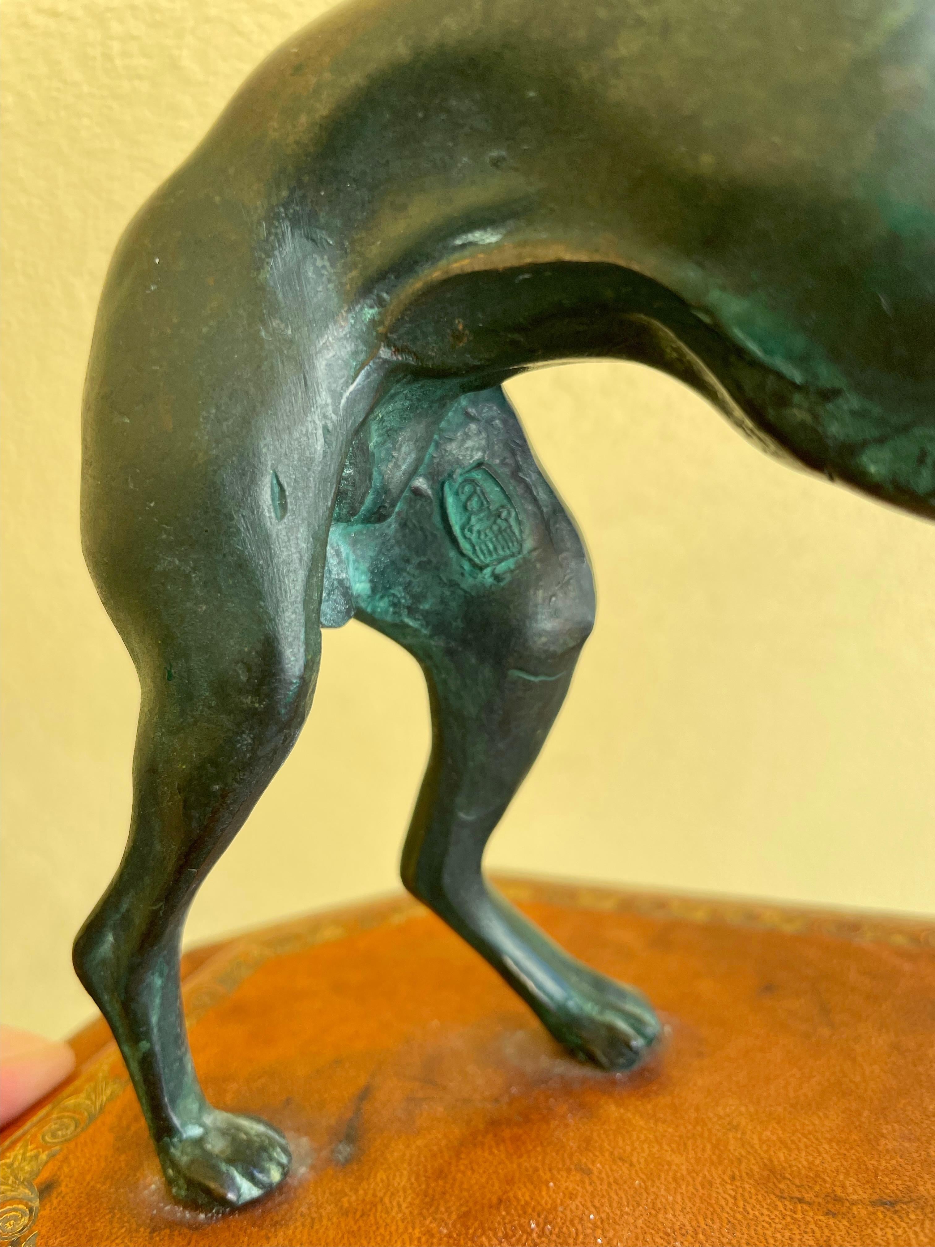 Mid-20th Century Whippet Jewelry Box For Sale