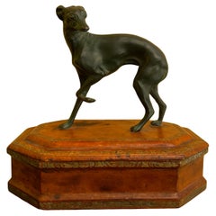 Vintage Whippet Jewelry Box