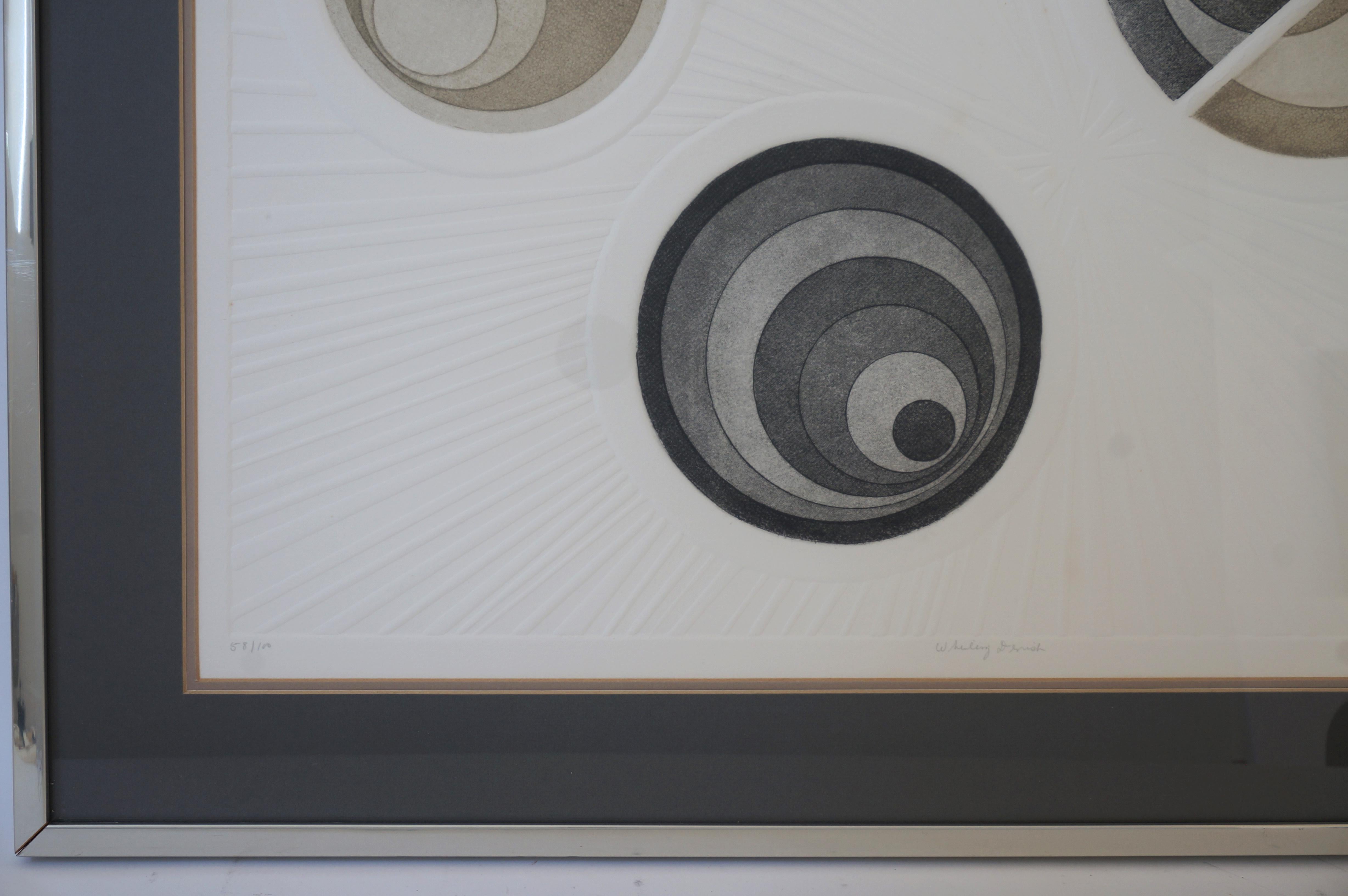 Fin du 20e siècle Impression abstraite « Whirling Dervish » 58/100 en vente