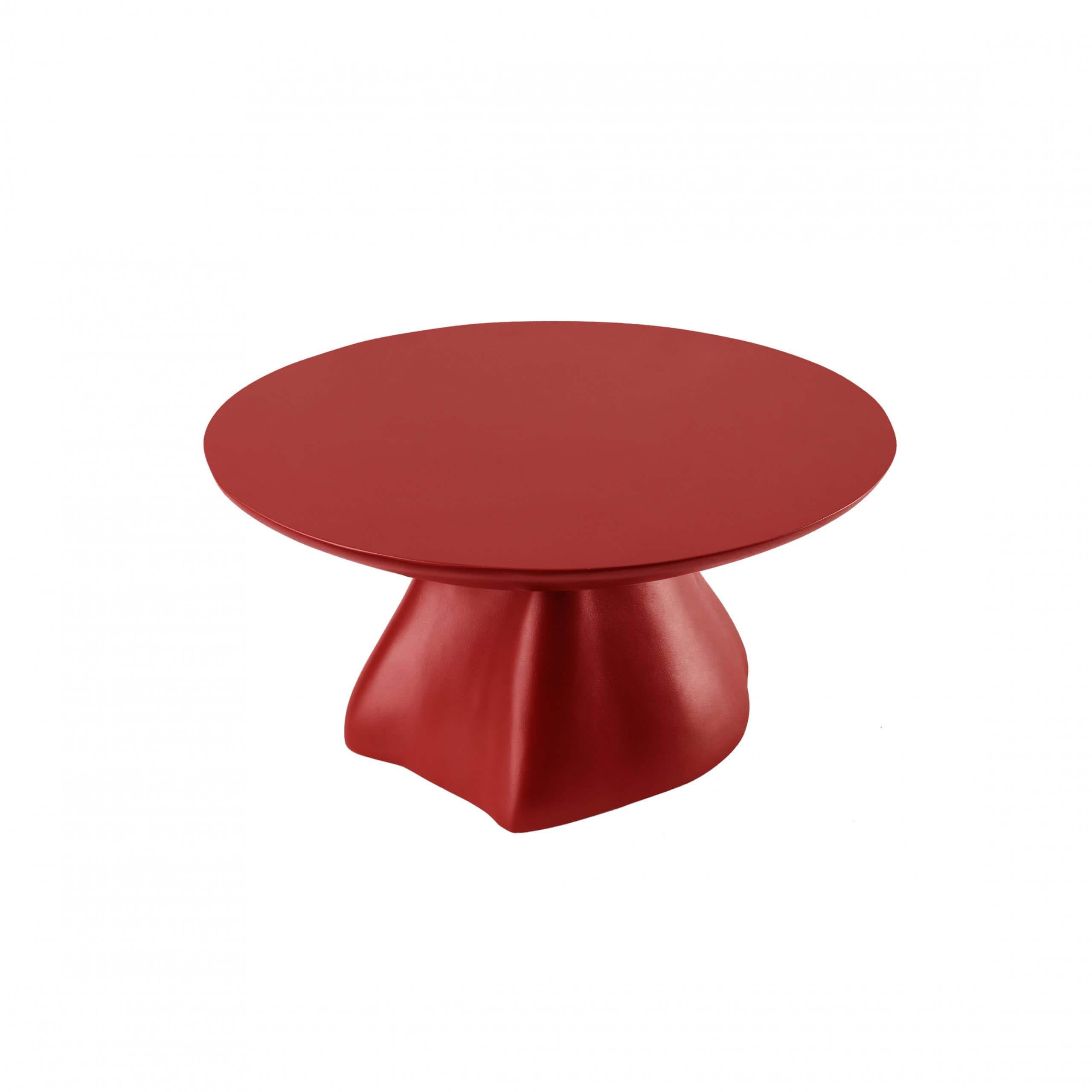 Fibre de verre Table de salle à manger inspirée de la jupe tourbillonnante Accent en vente