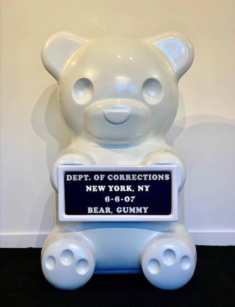 Whisbe 4 Foot Pearlescent White Vandal Gummy Bear For Sale at 1stdibs