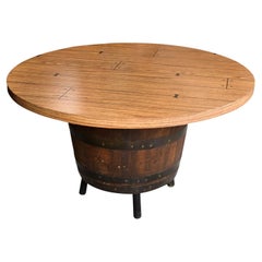 Whiskey Barrel Gaming Table by Brothers Furniture