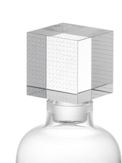 Whisky-Würfelkaraffe, mundgeblasenes tschechisches Glas, von Lukáš Houdek - Klar