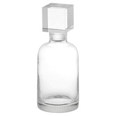 Whisky-Würfelkaraffe, mundgeblasenes tschechisches Glas, von Lukáš Houdek - Klar