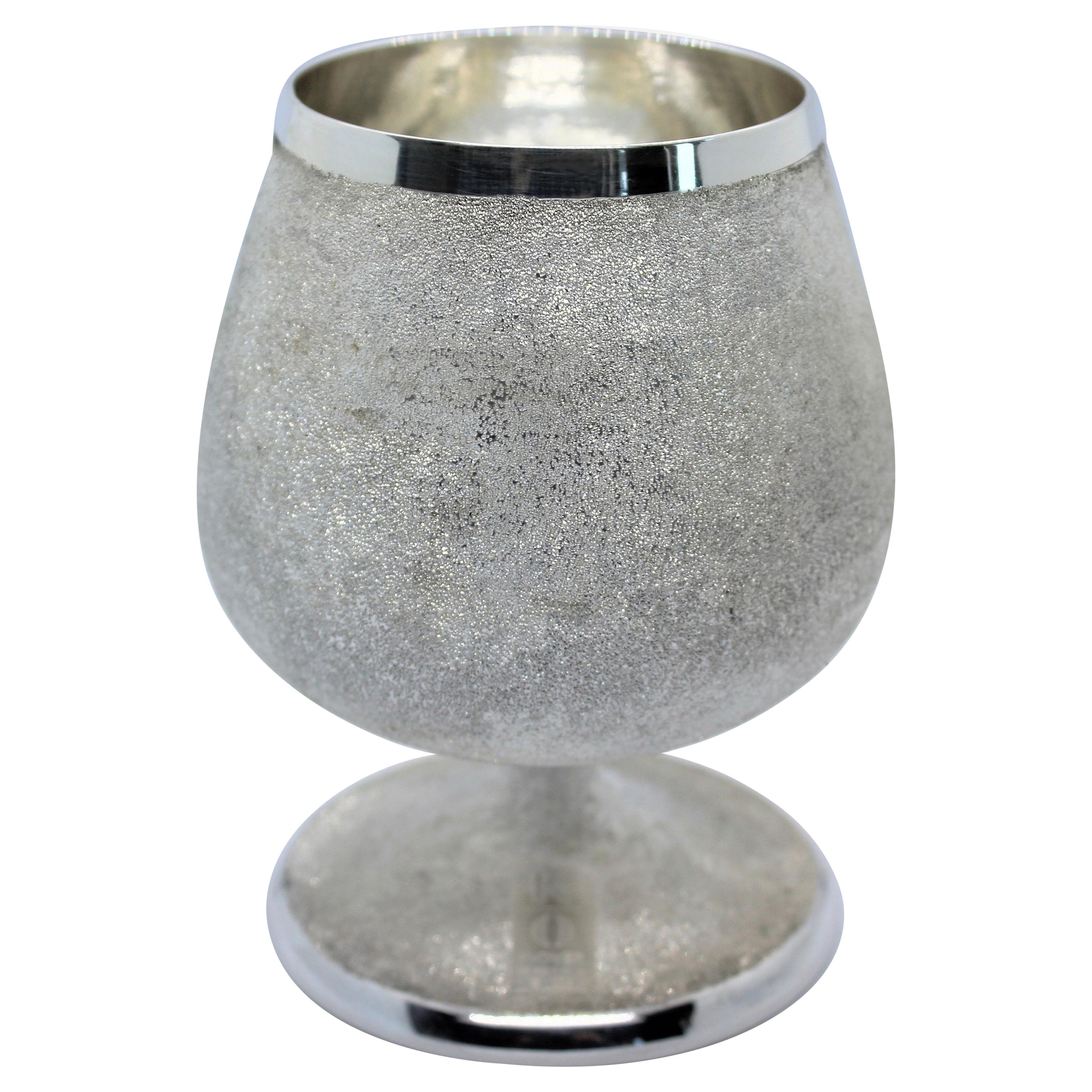 Whisky Glass,  Solid Silver, Moon , 1 Piece, Italy