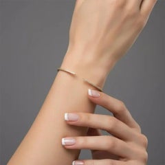 Whisper Bangle 14K (or 18k upon request) Yellow Gold Diamond Bracelet