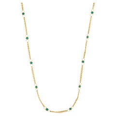Whisper Chain Necklace in Turquoise