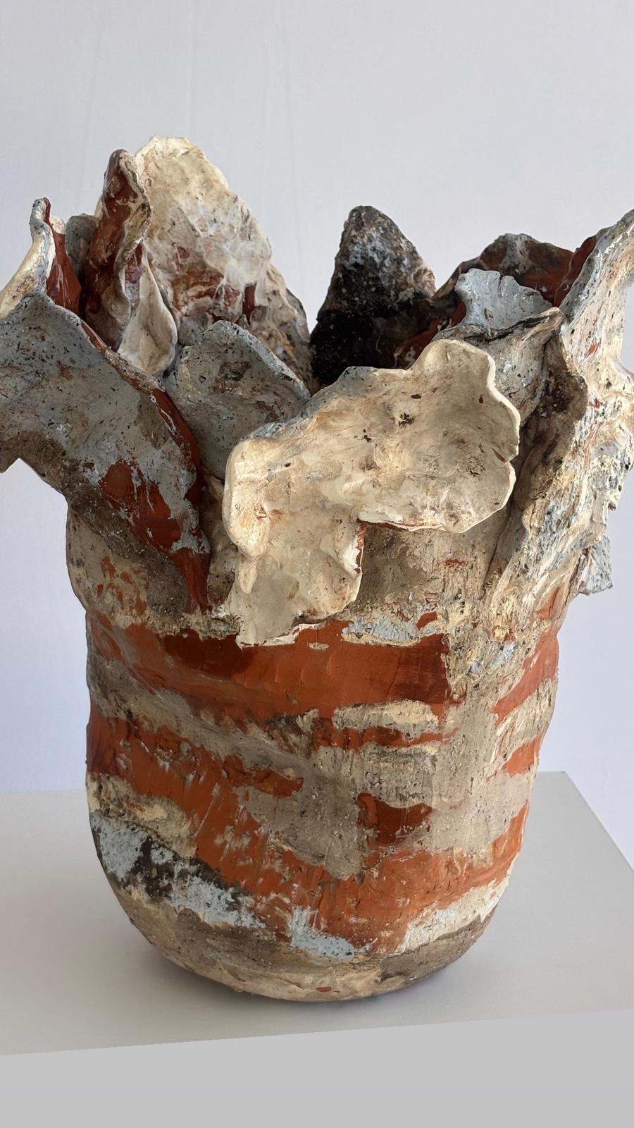 Contemporary Whispers of autumn collection   Ember Crown Vase For Sale