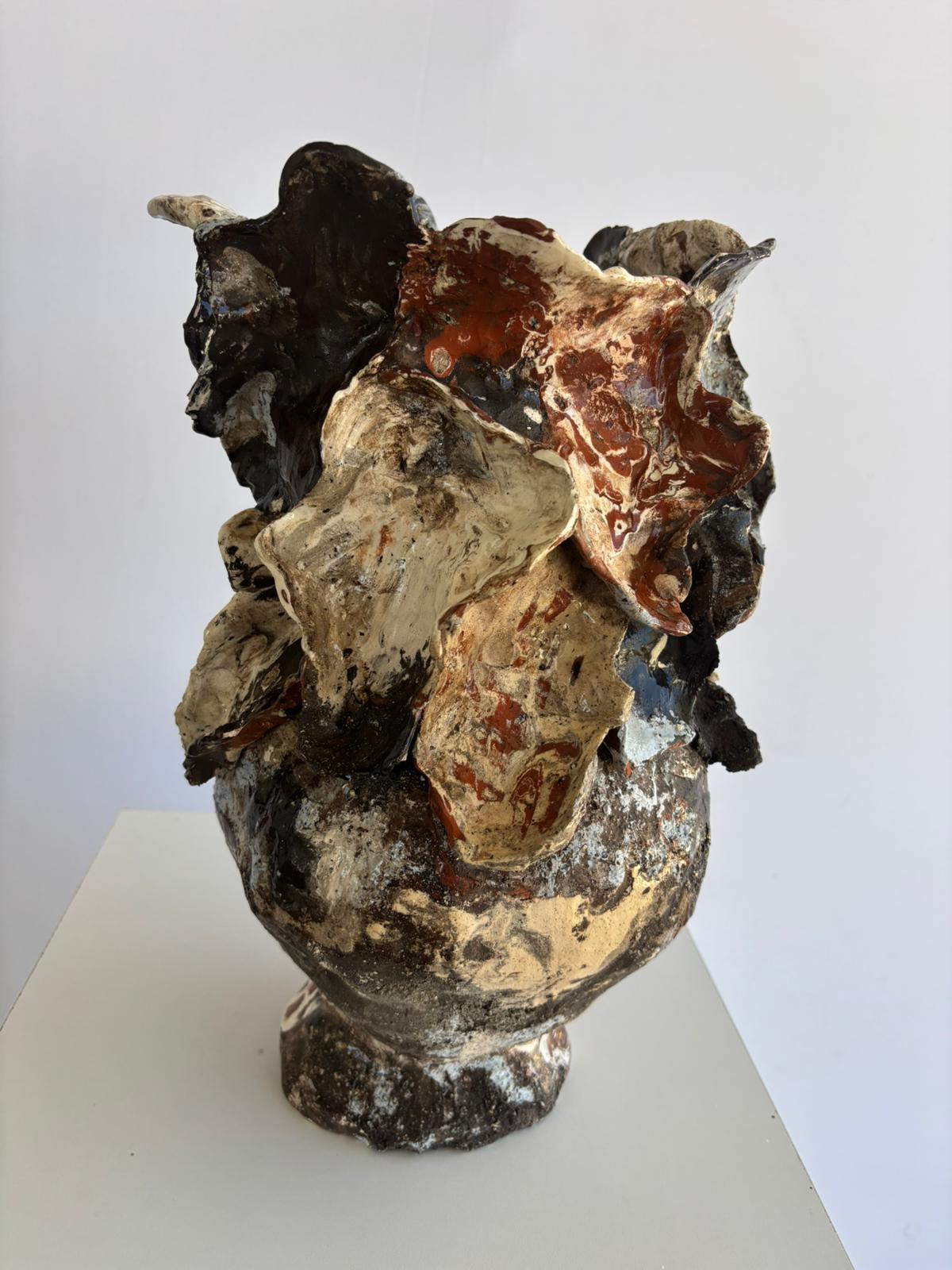 Hand-Crafted Whispers of autumn collection   Whisper of Ash Vase For Sale