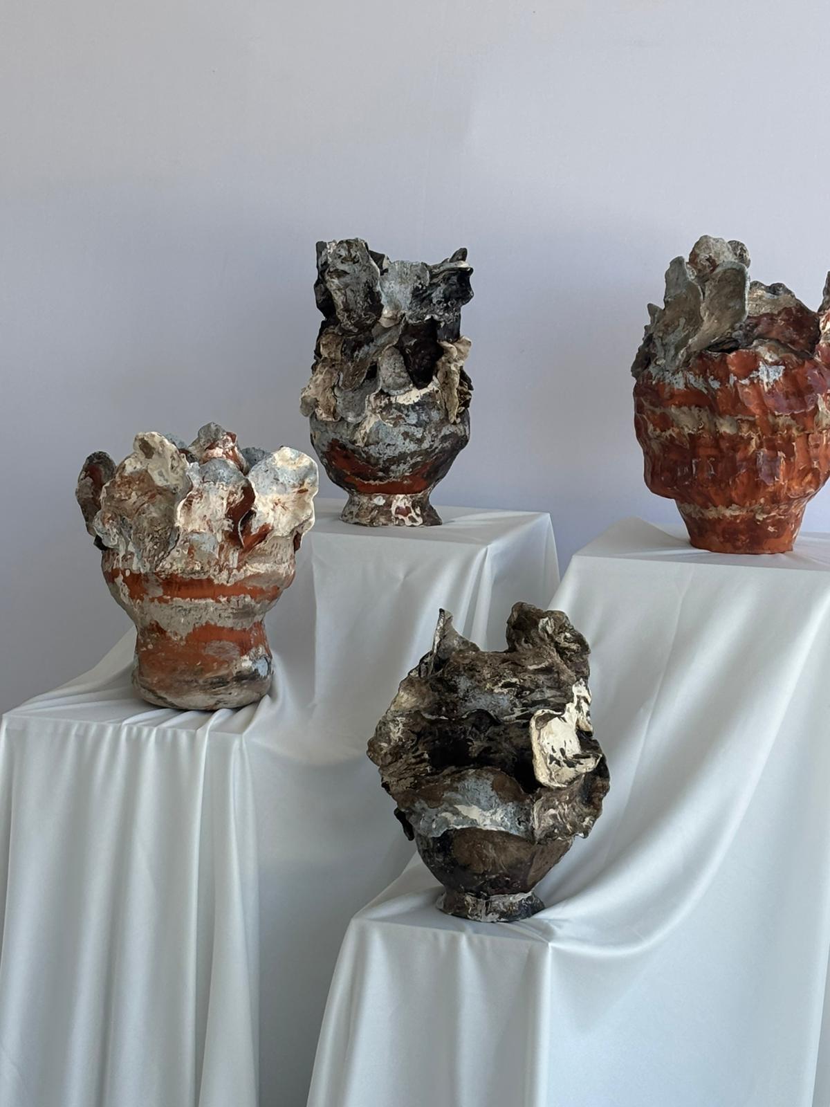 Whispers of autumn collection   Whisper of Ash Vase For Sale 1