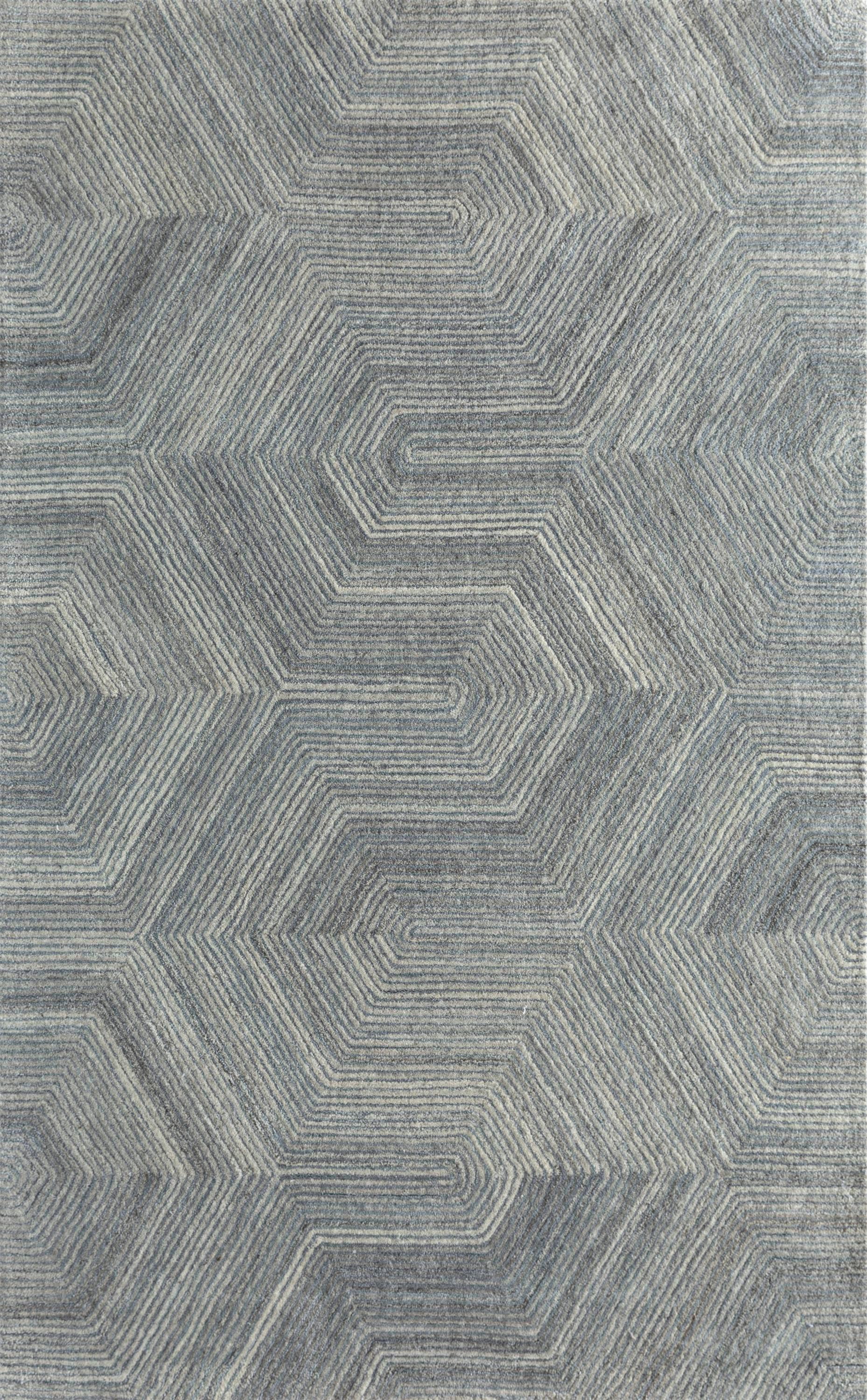 Ever wondered what happens when contemporary design meets architectural inspiration? This hand-tufted rug by Jaipur Rugs has the answer. Featuring an architecturally-inspired labyrinthine motif, this masterpiece unfolds a visual journey through
