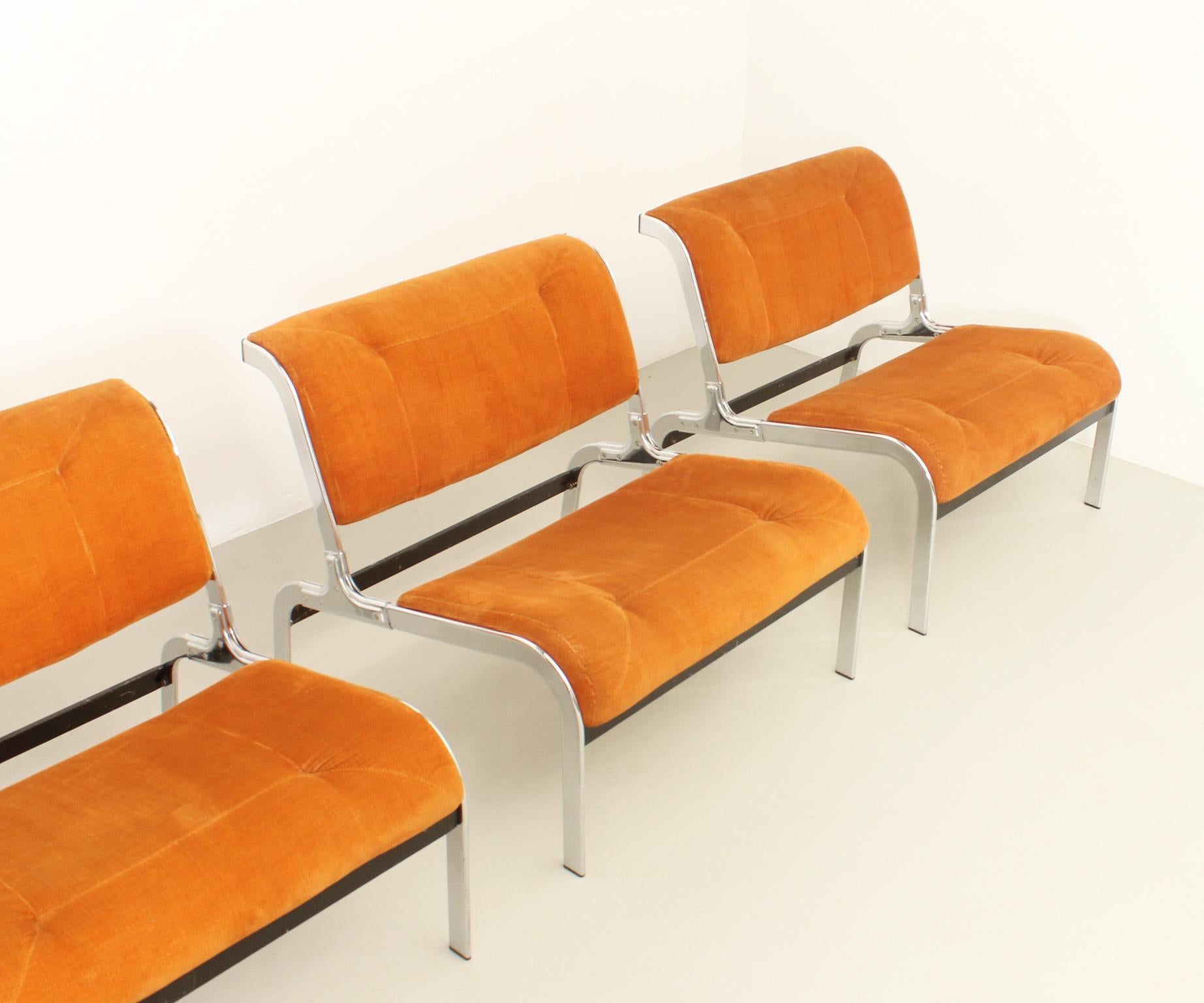 French Whist Lounge Chairs by Olivier Mourgue, France, 1964 For Sale
