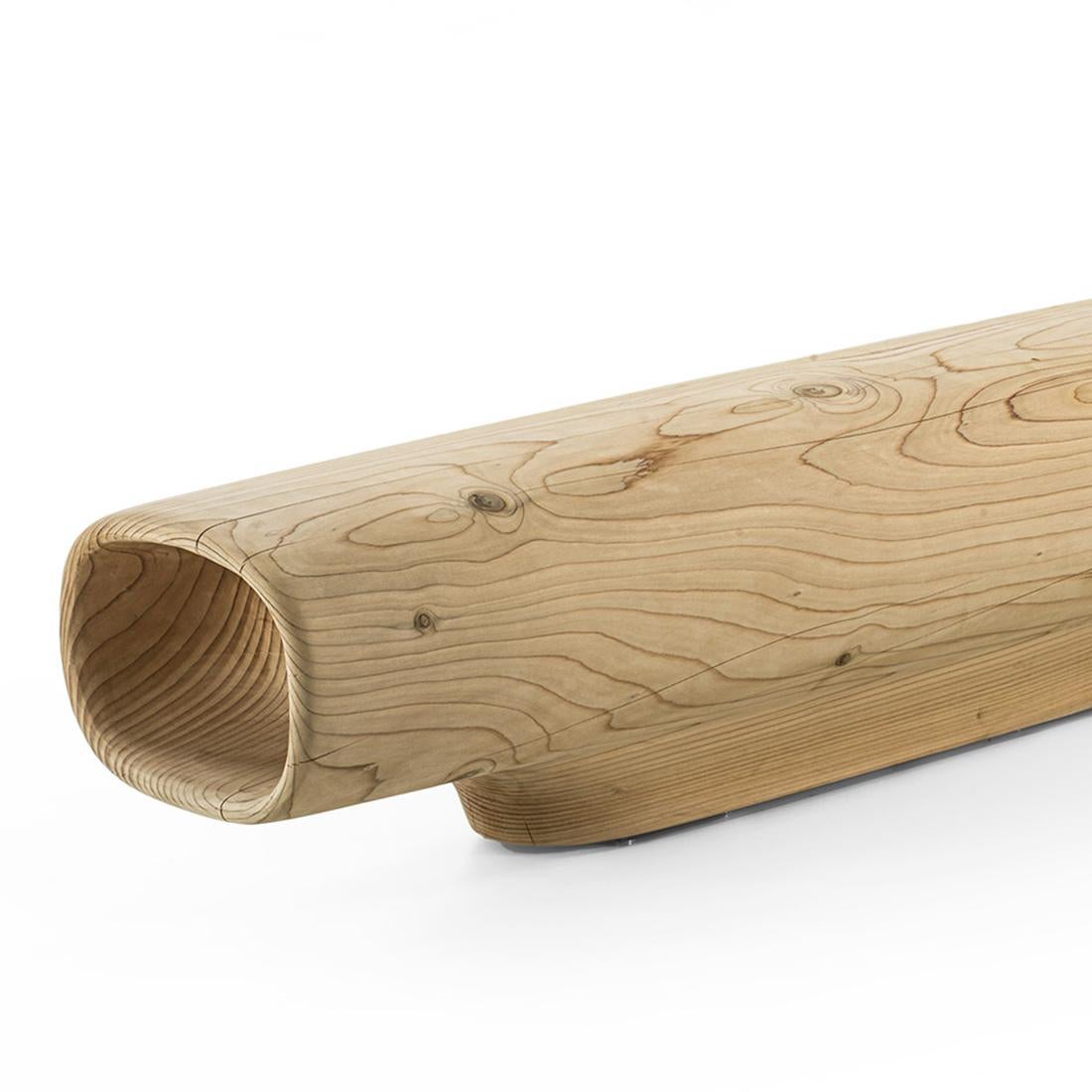 XXIe siècle et contemporain Banc en cèdre avec sifflet en vente