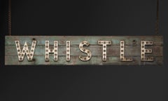 “Whistle” Railway Sign, England 1870