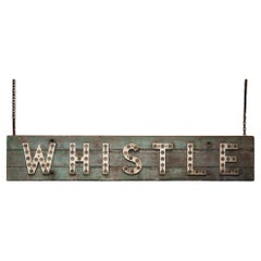 “Whistle” Railway Sign, England 1870