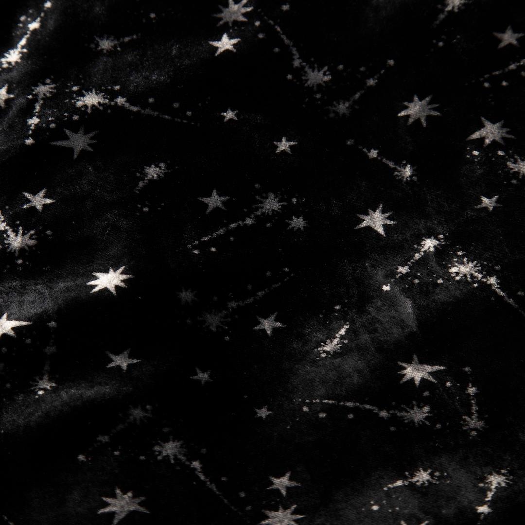 Whistles Schwarzer Samt Constellation Print Kleid Größe L im Zustand „Gut“ im Angebot in London, GB