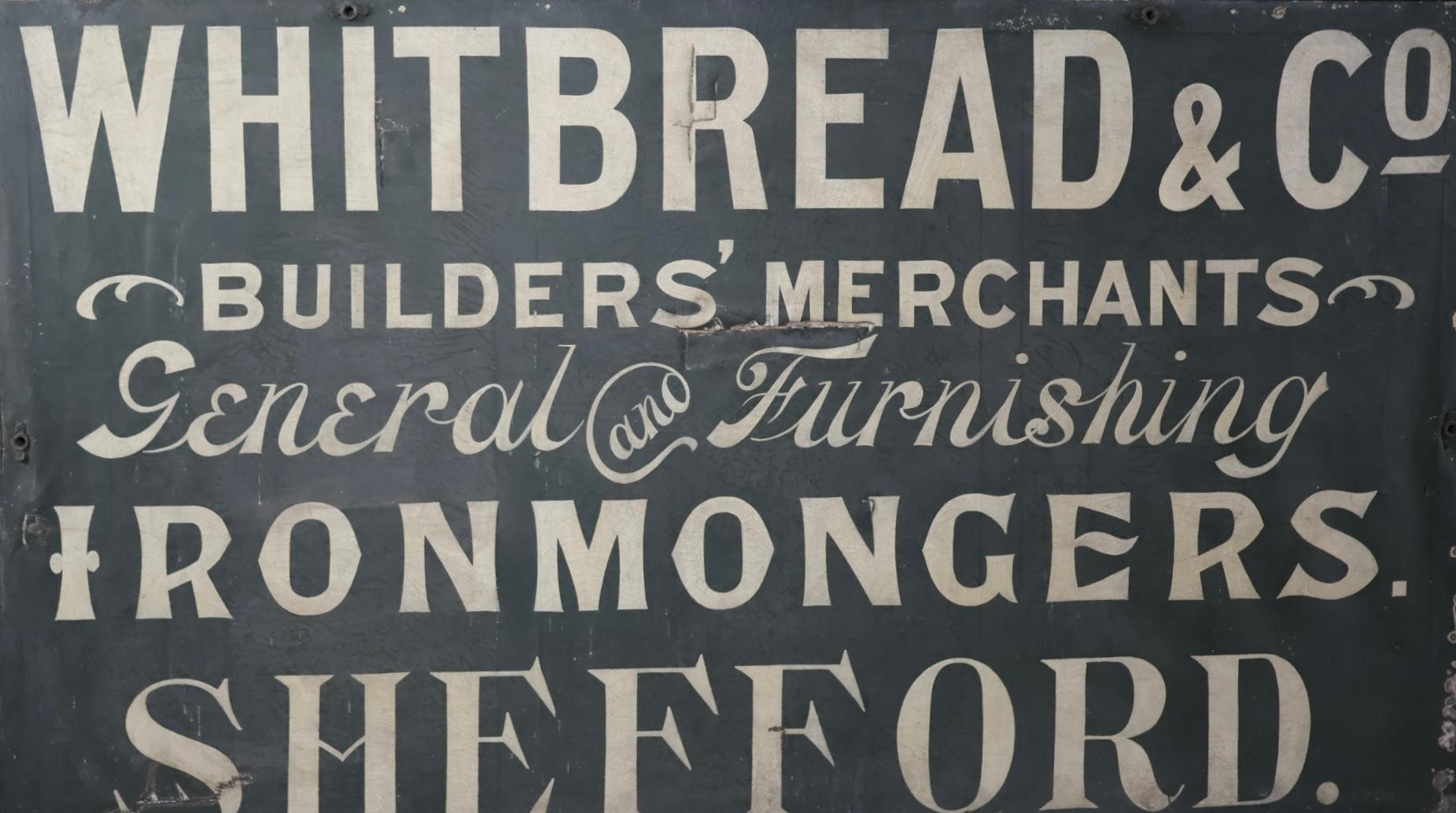 English Whitbread Sign No 2 For Sale