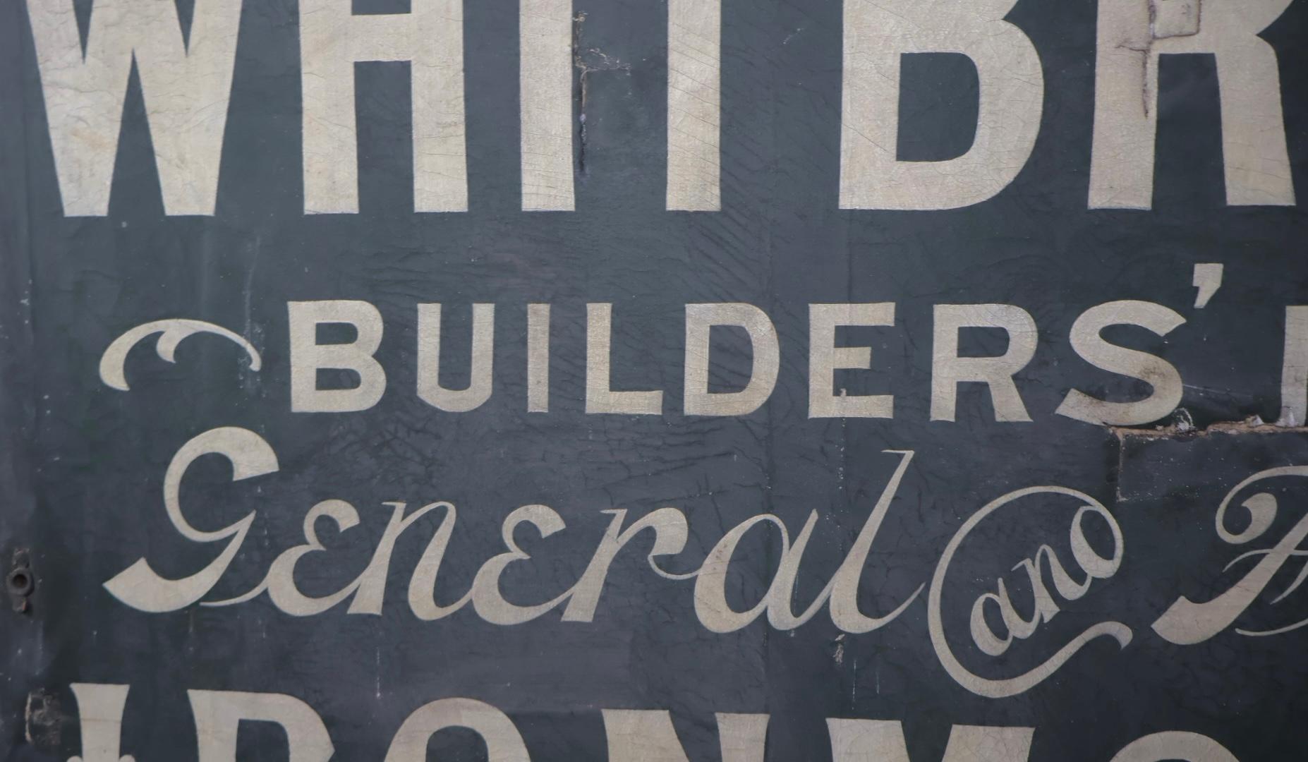 Hand-Painted Whitbread Sign No 2 For Sale