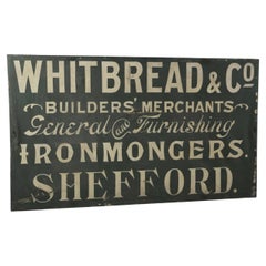 Antique Whitbread Sign No 2
