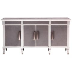 Weißes 4-türiges Sideboard mit 4 Türen