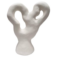White abstract form sculpture, one of a kind