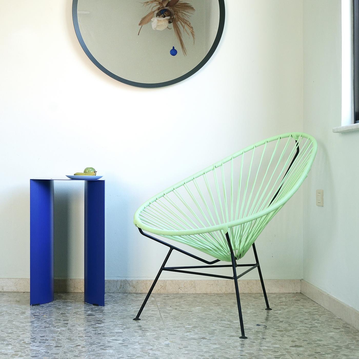 Powder-Coated White Acapulco Chair by OK Design For Sale