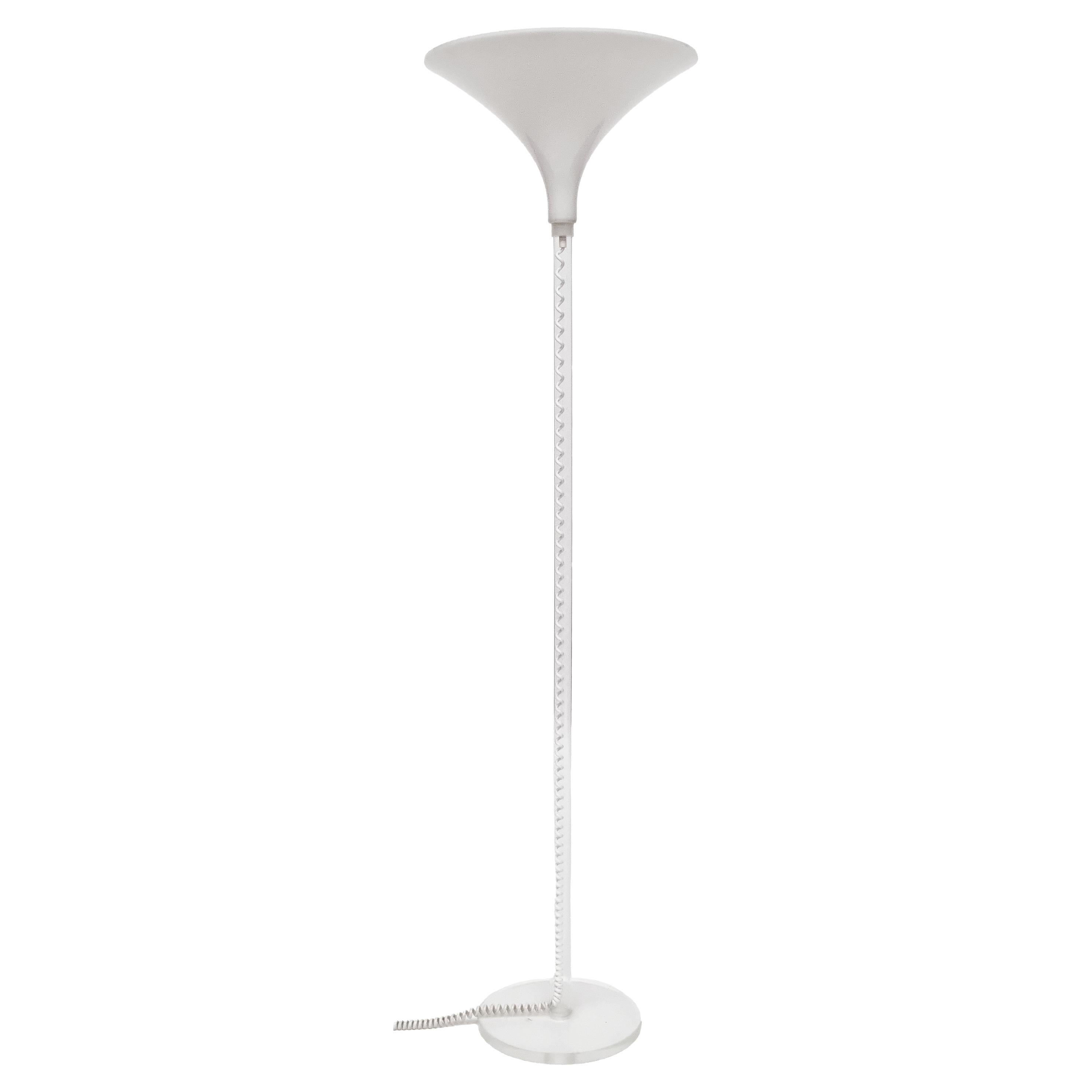 White Acrylic Floorlamp by Harco Loor For Sale