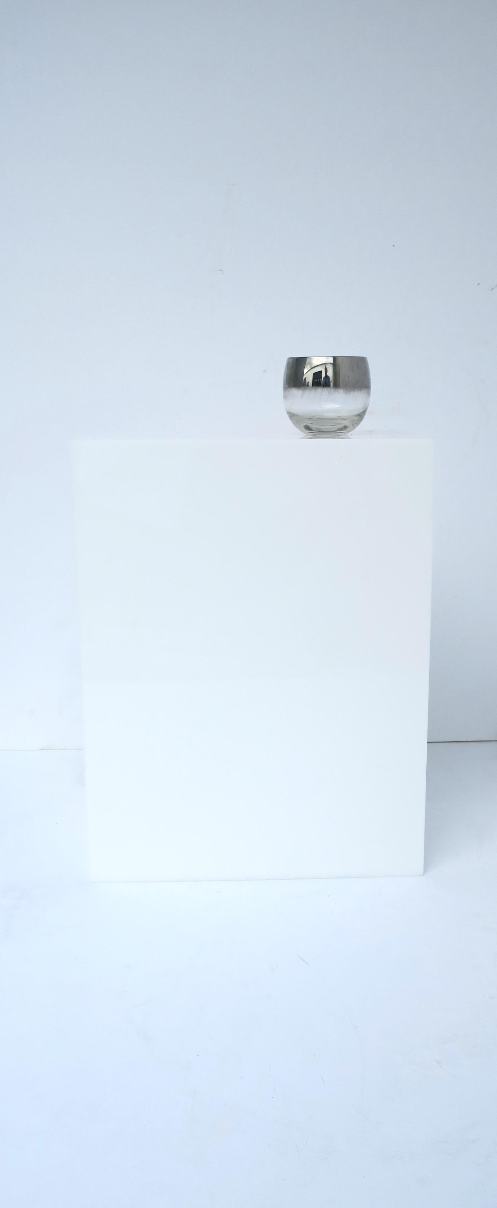 White Acrylic Pedestal Column or Drinks Table 5