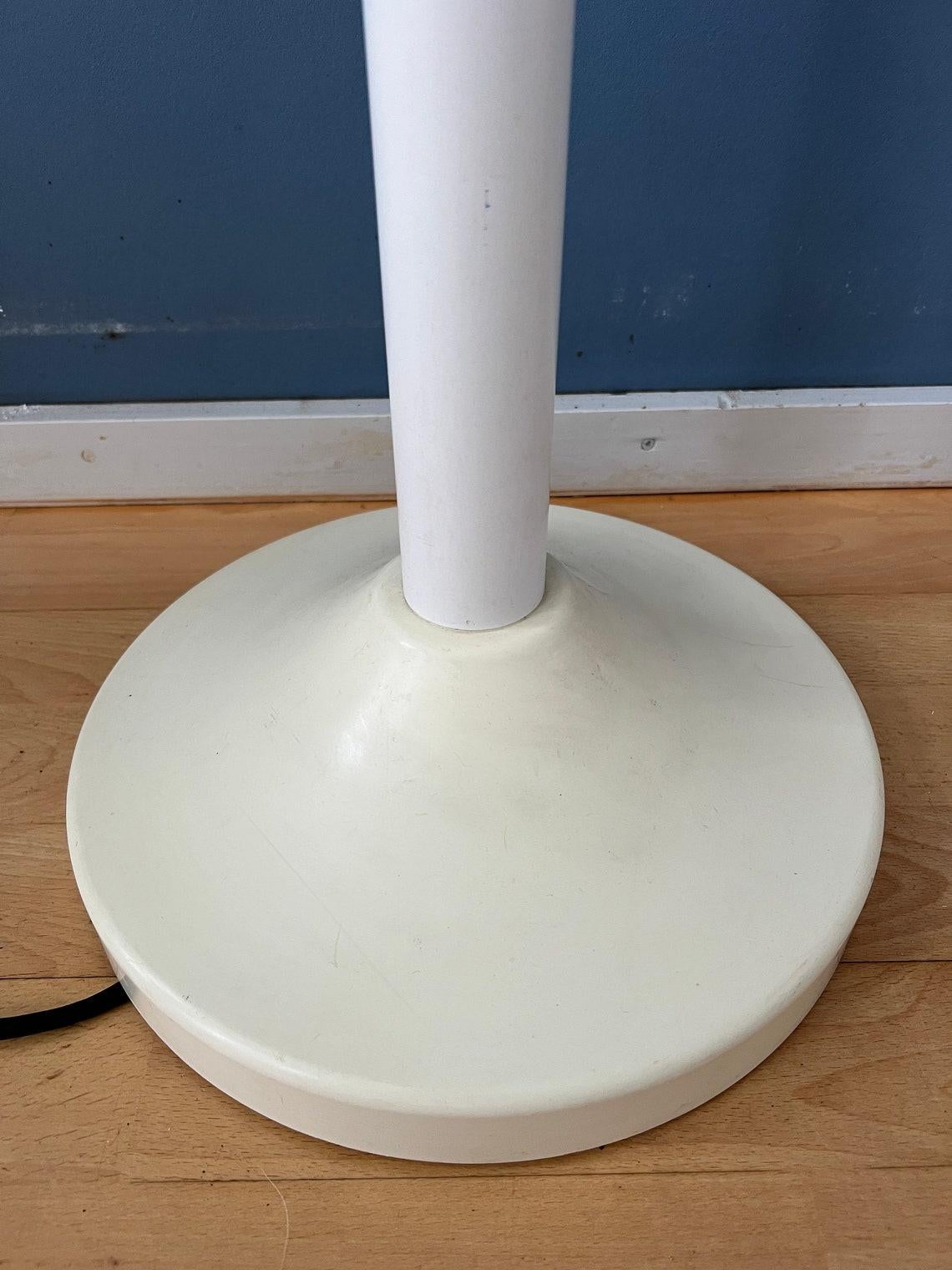 White Acrylic Space Age Floor Lamp, 1970s For Sale 5