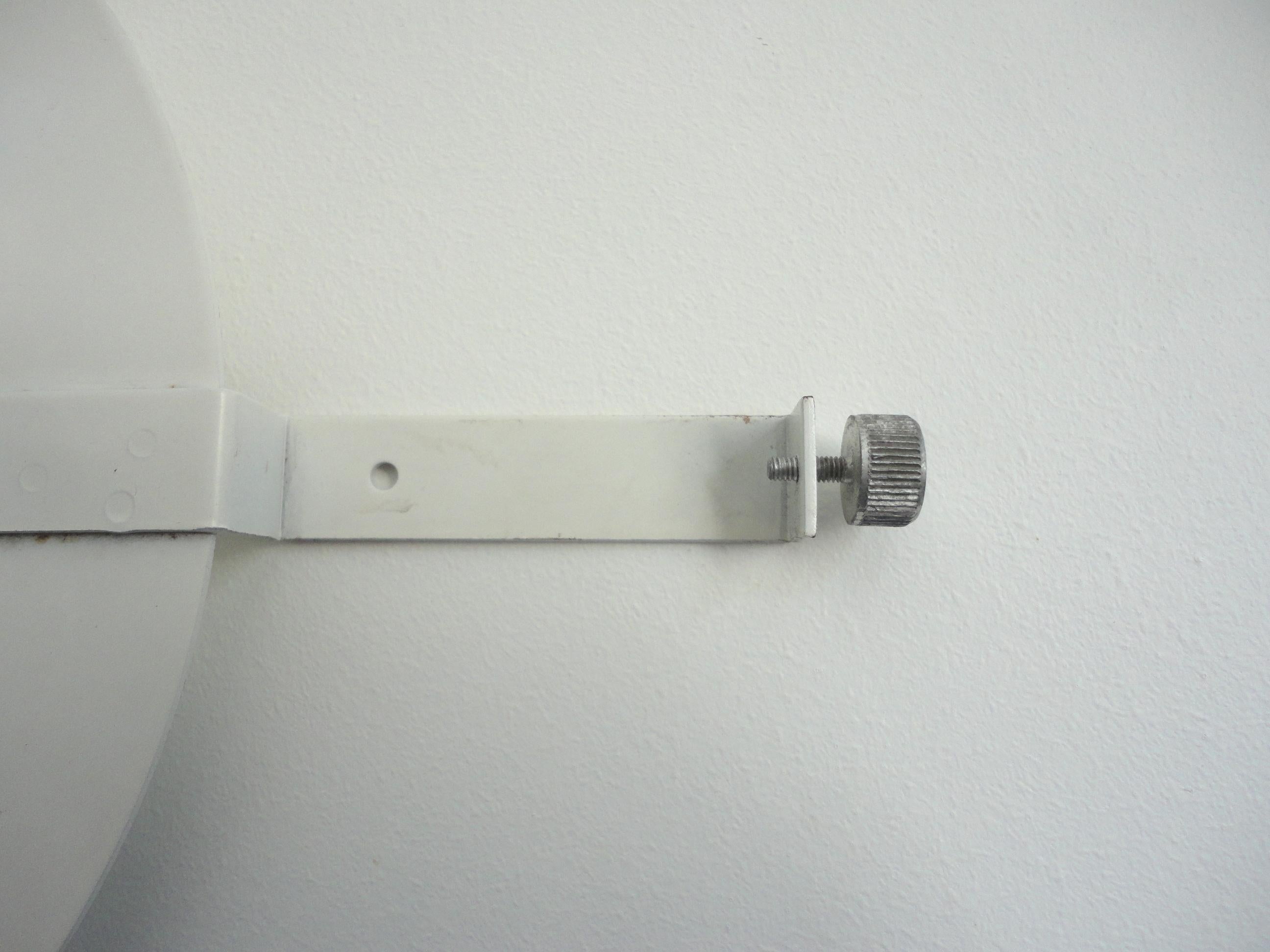 White Acrylic Wall Lamp from RAAK, Holland 1970s 1