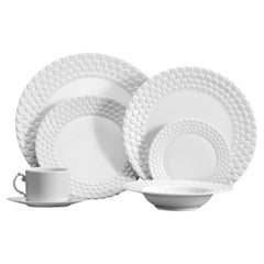 Set di stoviglie Aegean bianco