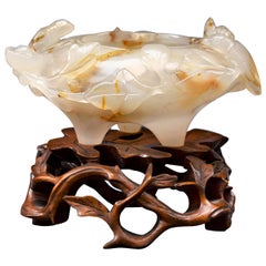 White Agate Decorative Bowl