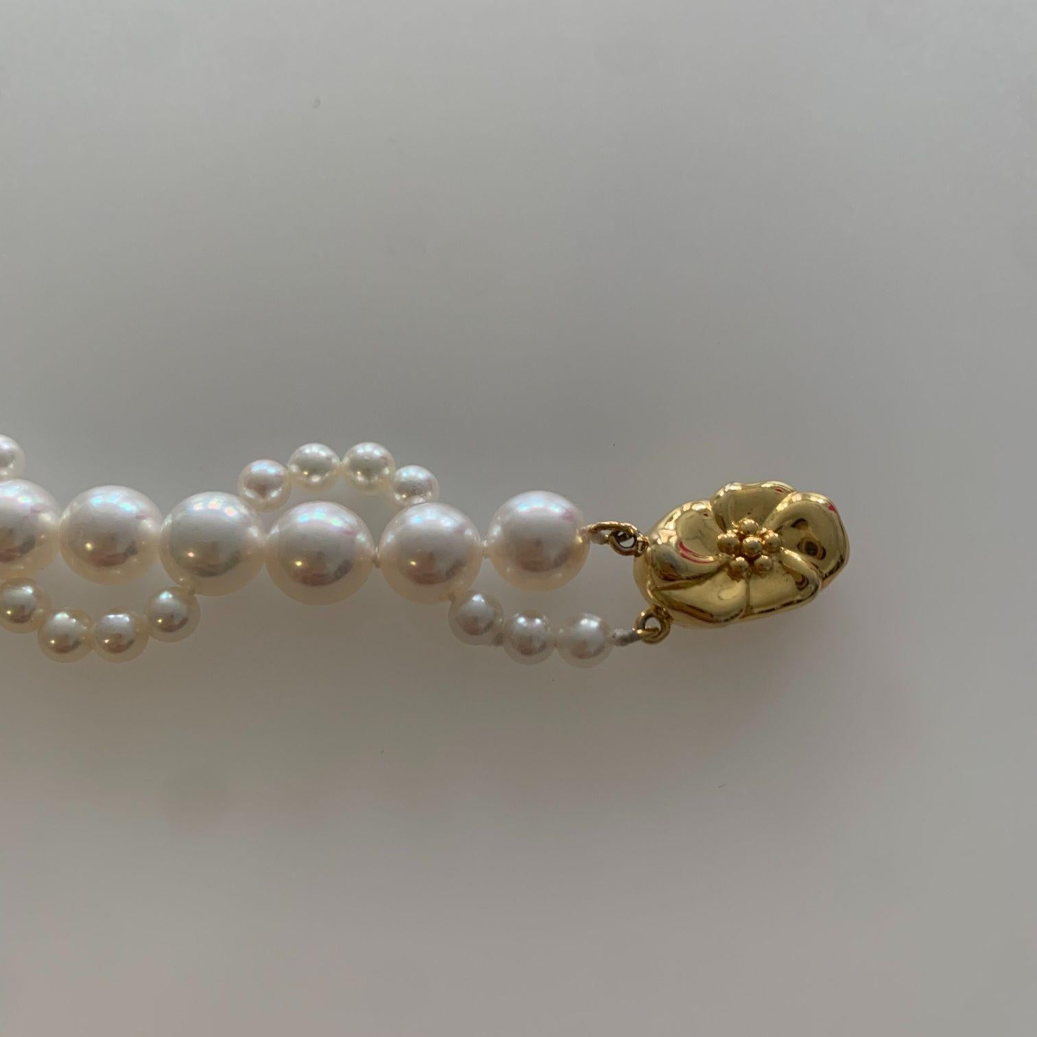 Bracelet tissé en perles Akoya blanches, 'BL50' Neuf - En vente à City, SG