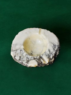 White alabaster ashtray by Romano Bianchi, Italy, 1970