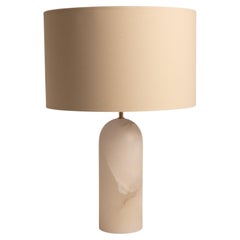 White Alabaster Pura Table Lamp by Simone & Marcel