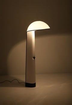 white Alba floor lamp by Sergio Brazzoli & Ermanno Lampa for Harvey Guzzini