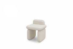 White Alien Chair in Faux Leather, Customisable