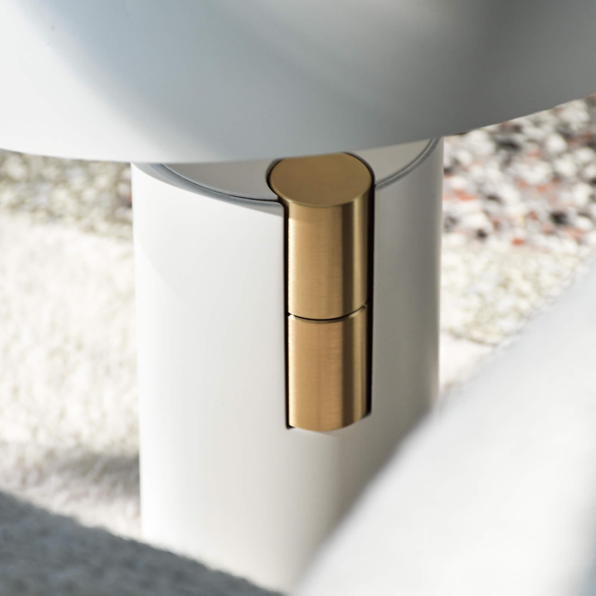 Post-Modern White Alto Speaker Lamp by JAUNE STUDIO For Sale