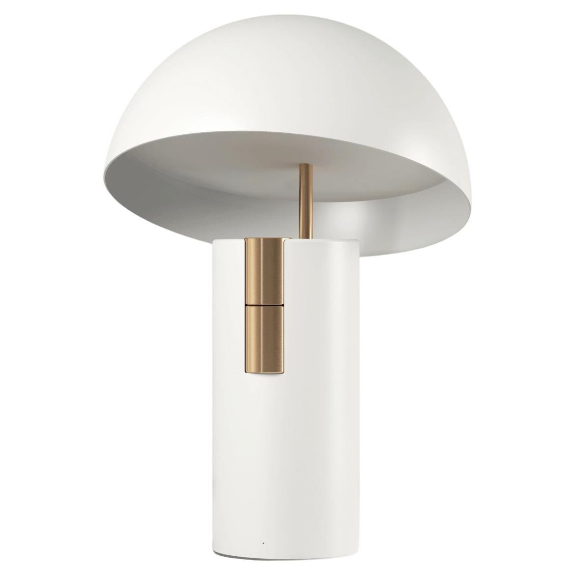 White Alto Speaker Lamp by JAUNE STUDIO