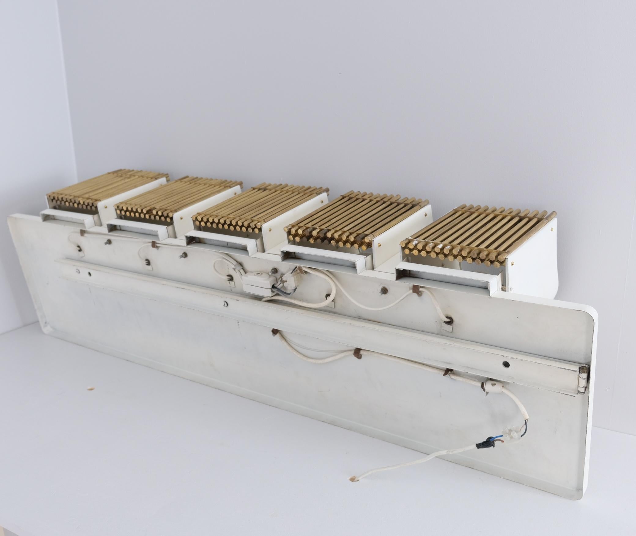 White Alvar Aalto Commissioned Ceiling Lamp for Enso-Gutzeit Oy, Idman 1960s For Sale 2