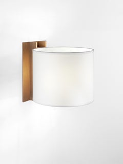 White and Beech Wood TMM Corto Sculptural Wall Lamp by Miguel Milá